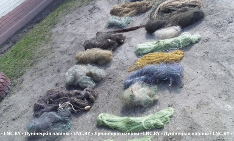 Запрещённые орудия рыболовства сдают в Лунинецком и Ганцевичском районах